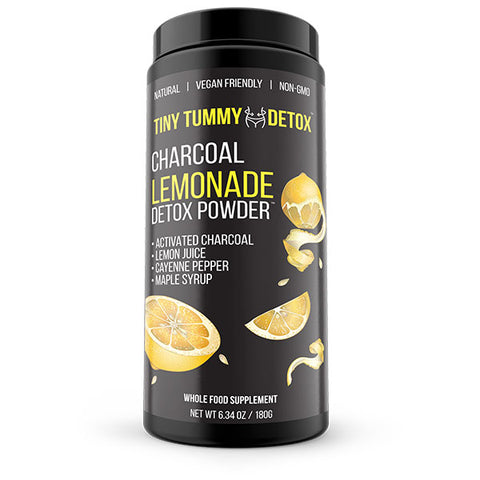 Charcoal lemonade detox powder - TinyTummyTea
